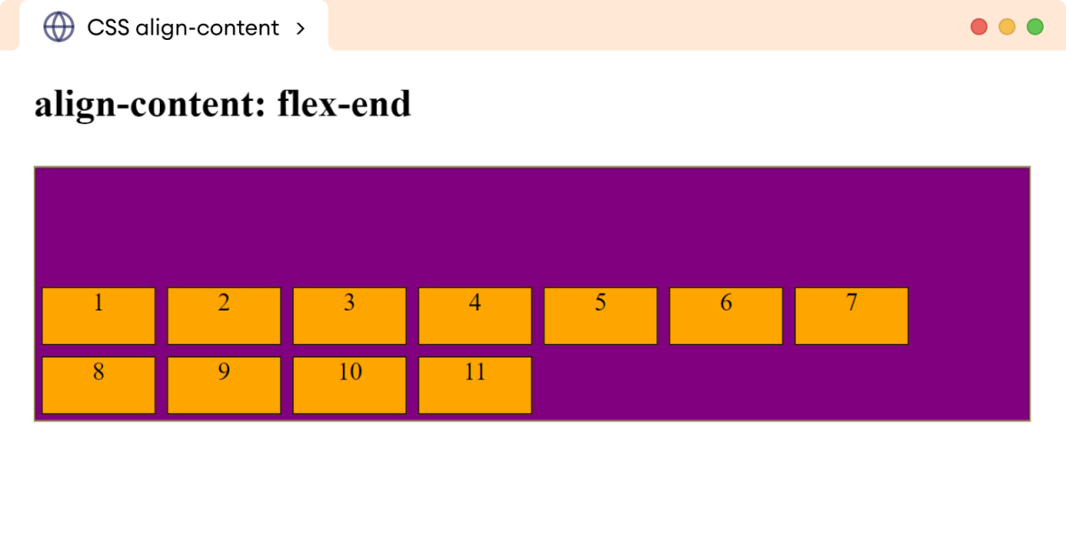 Example: CSS Align Content Example: CSS Align Content