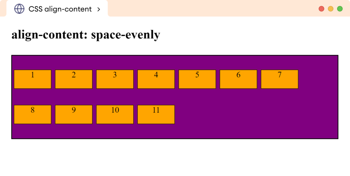 Example: CSS Align Content Example: CSS Align Content