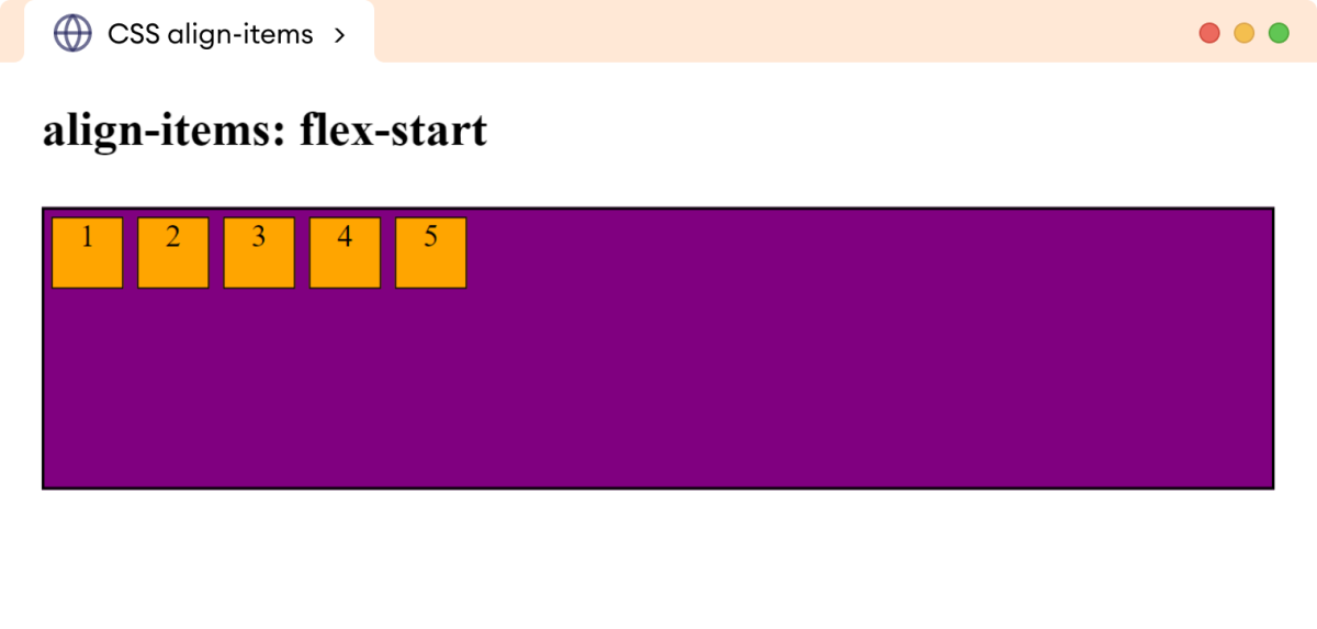 Example: CSS Align Items Example: CSS Align Items