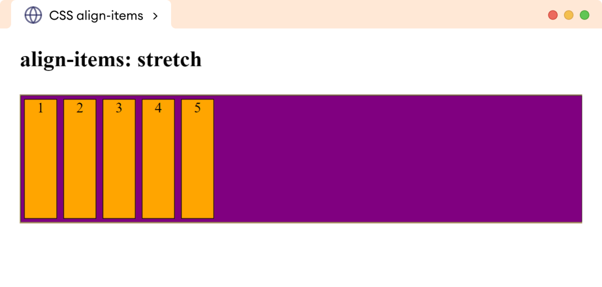 Example: CSS Align Items Example: CSS Align Items