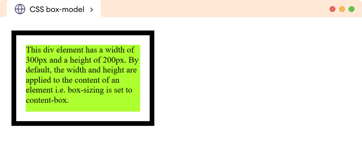 CSS Box Sizing Border Box Example CSS Box Sizing Border Box Example