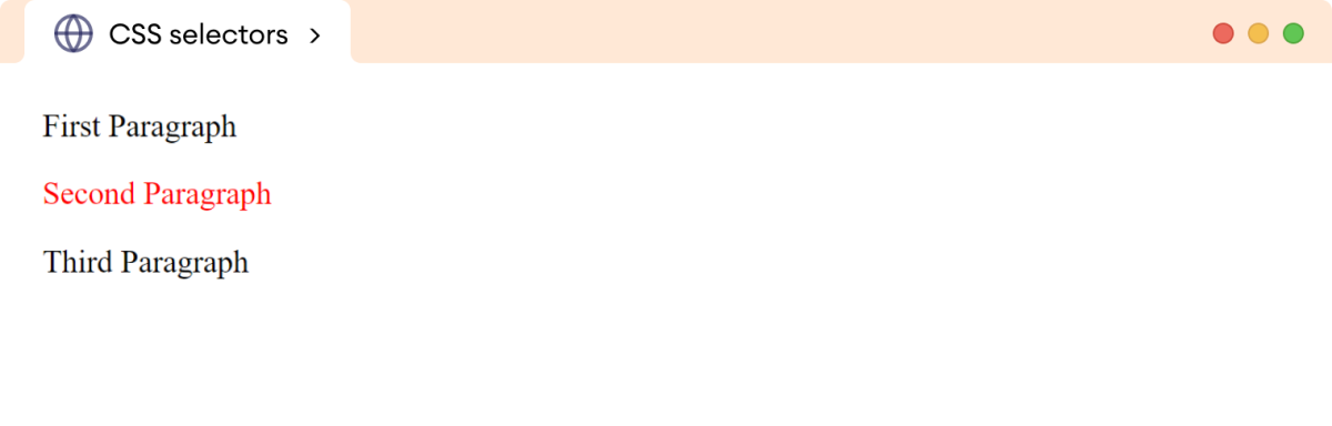 CSS ID Selector Example CSS ID Selector Example