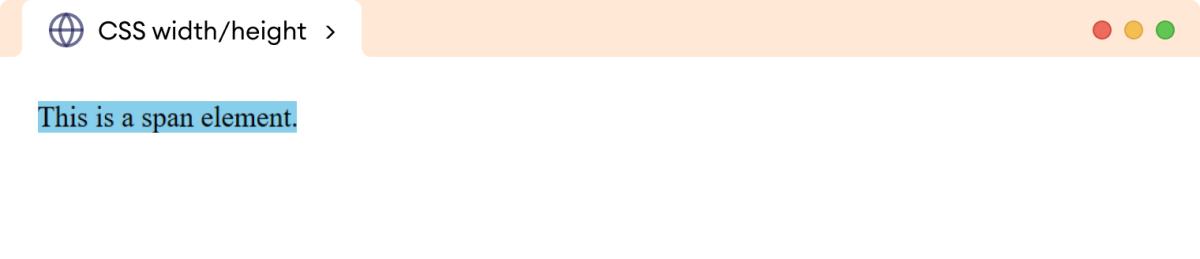 CSS Inline Width Height Example CSS Inline Width Height Example