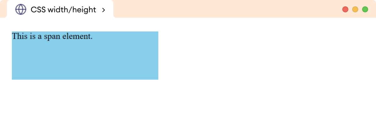 CSS Inline Width Height Example CSS Inline Width Height Example