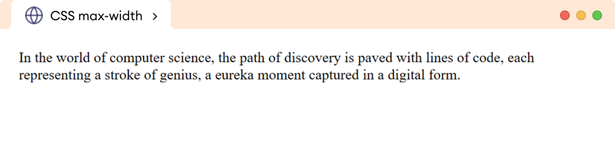 CSS Max-Width Example CSS Max-Width Example