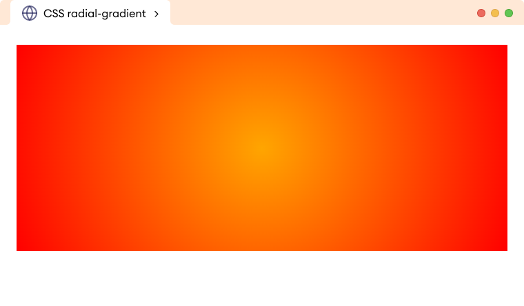 CSS Radial Gradient Example CSS Radial Gradient Example