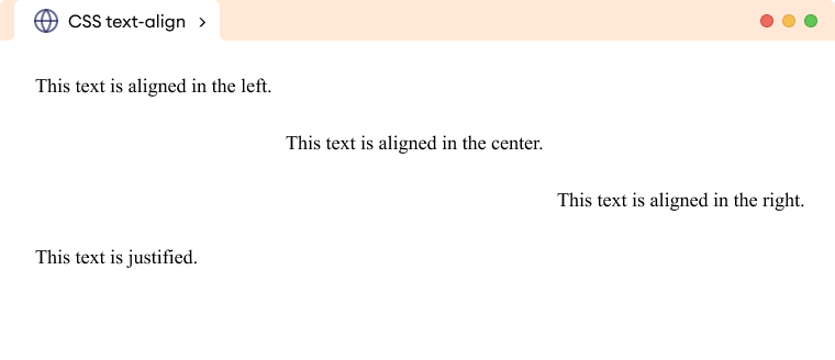 CSS Text Align Example CSS Text Align Example Description