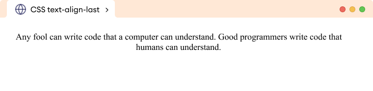 CSS Text Align Last Example CSS Text Align Last