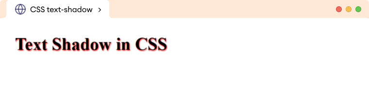 CSS Text Shadow CSS Text Shadow Description