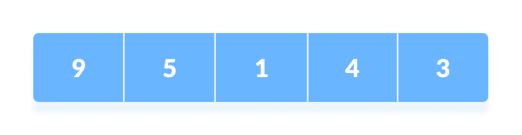 Initial array Insertion Sort Steps