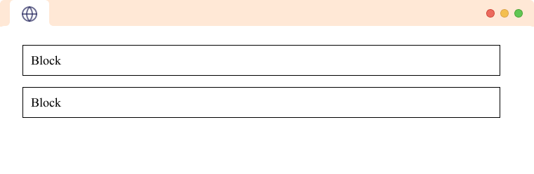 HTML Block element with margin and padding 2 Div elements with margin and padding