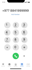 Pre-filled phone number from call link Pre-filled phone number from call link