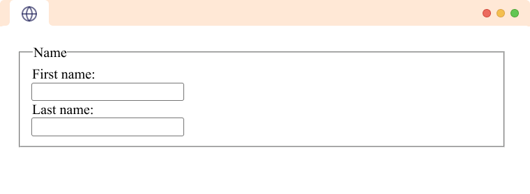 HTML Legend tag HTML legend tag