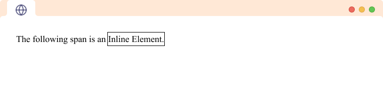CSS Height and Width have no effect on inline elements HTML Span element with height and width set