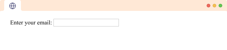 HTML Input type email tag example An Input Tag type email