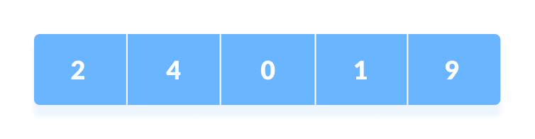 Linear Search Array Initial array