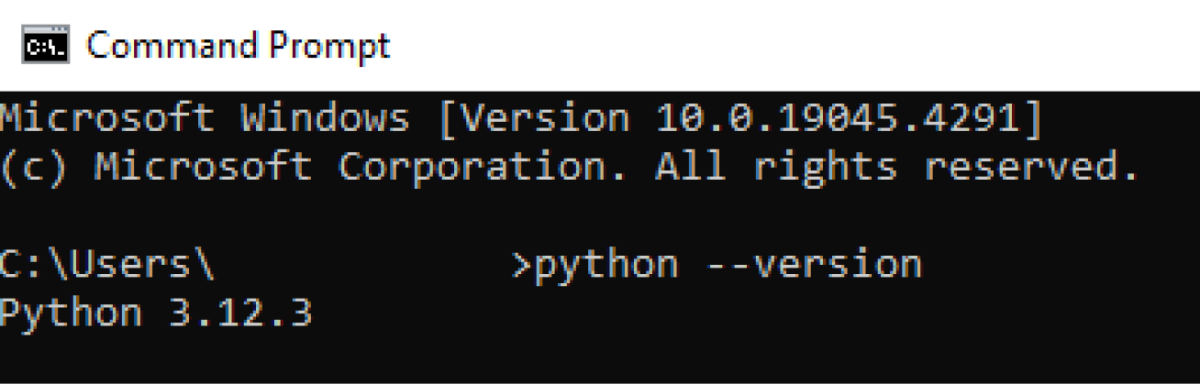Python Installation Verify Python Installation Verification for Windows
