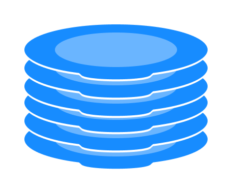 Pile of plates act as a stack elements on stack are added on top and removed from top just like a pile of plate